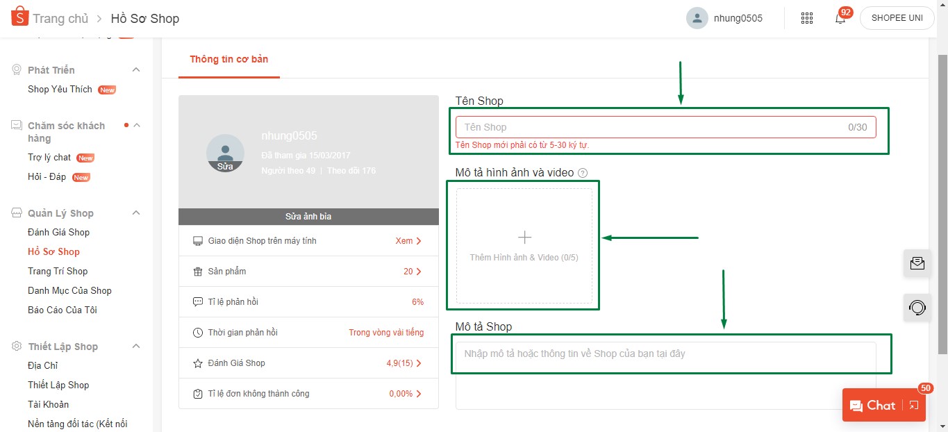 cách bán hàng trên shopee